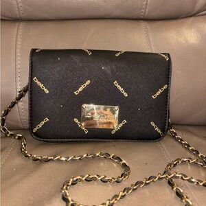 Bebe Mini Monogram Canvas Crossbody Bag